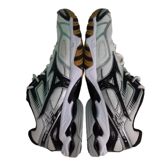 Mizuno Wave Bolt 3, Womens sz.8 1/2, black, silver - Picture 5 of 11
